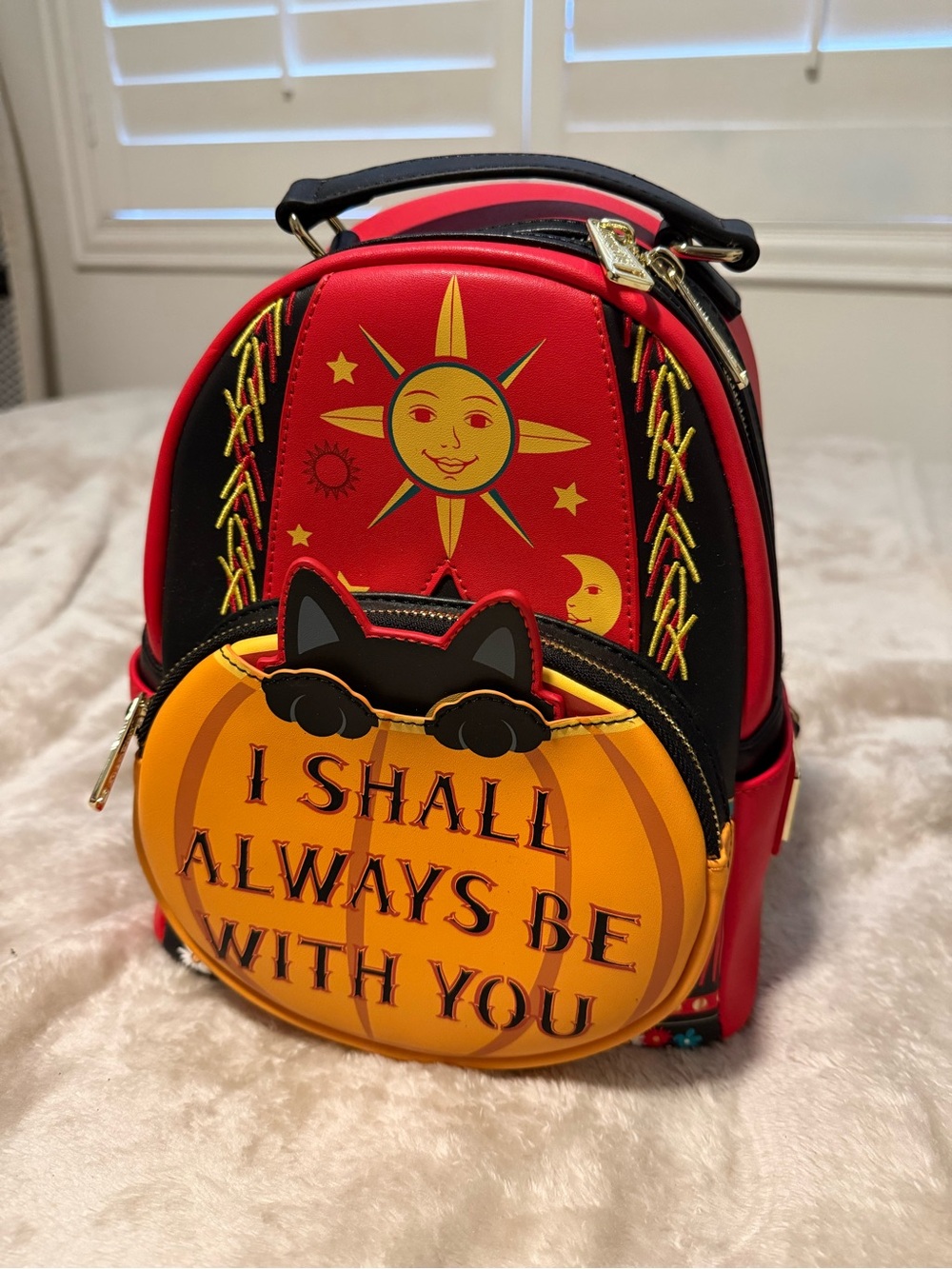 Hocus Pocus Dani Loungefly with Binx Quote
